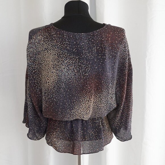 Parker 100% Silk Blouse Sz S - Picture 3 of 7